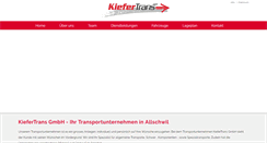 Desktop Screenshot of kiefertrans.ch